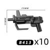 Blocchi da Costruzione Armi da Guerra Militari Medievali Accessori Personaggi Film Pistola Ascia Casco Cappello Zaino Corazza Gilet Mini Giocattolo Regalo K024