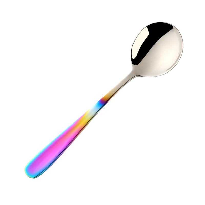 Stainless Steel Coffee Spoon,High Quality Dessert Cake Fruit Spoons Gold Small Snack Scoop  Tea Spoon Kitchen Dinnerware Tools