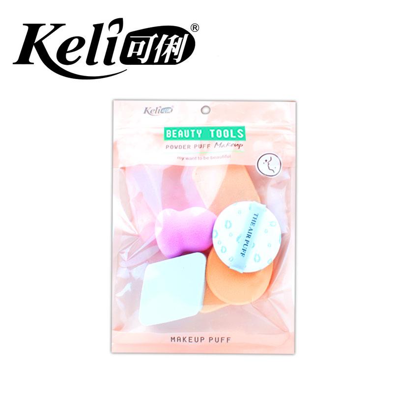 New Models Customizable Patterns Color Makeup Puff Sponge Air Cushion Powder Set Mini Makeup Puff