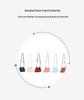 Women's 2026 New Korean Style Lambskin Cloud Bag: Fashionable Pleated Design, Versatile Drawstring, Single Shoulder, Crossbody Bag.
