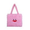 Cute Little Monster Cartoon Plush Bag Versatile Niche Shoulder Bag Girls and Students Large-capacity Handbag Gift
