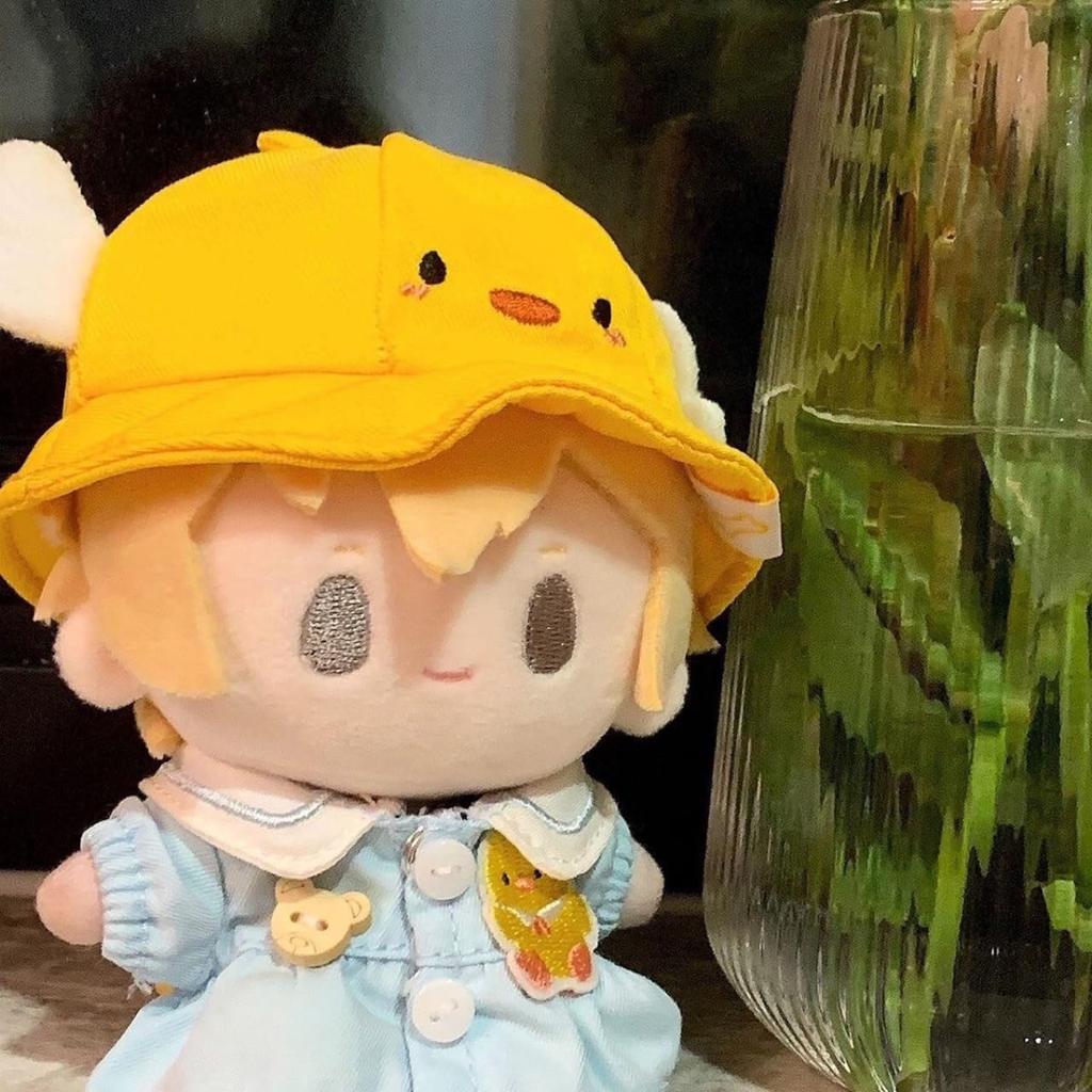 AXLUCE - Plush Clothes - Stuffed Animal - Clothes - 10cm - Doll (Yellow Hat, 10cm)