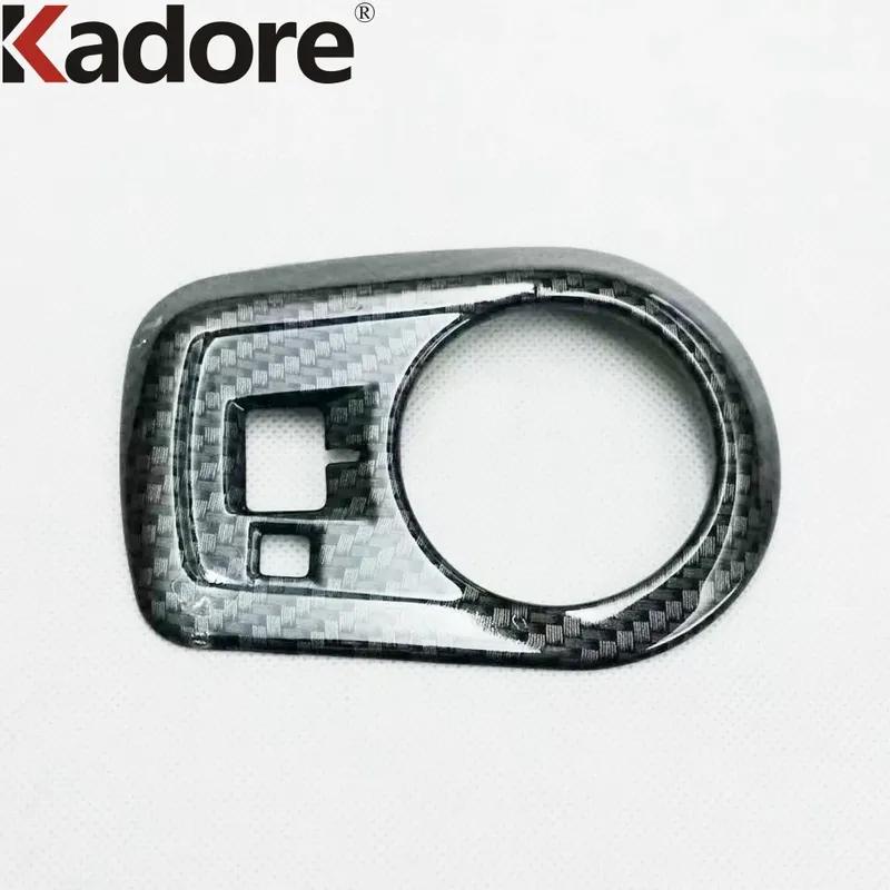 For MG Zs SUV 2017 2018   Matte Car Head Light Lamp Switch Button Panel Cover Trim Interior Mouldings Accessories