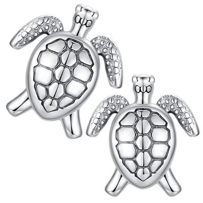 Silver Earrings Women's Earrings Sea Turtle 925 Silver Kolczyki Trusky