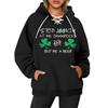 Dame Casual Mote Print Langermet Rund Hals Pullover Topp Bluse