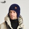 Unisex Winter Warm Plush Knit Wool Hat with Ear Protection