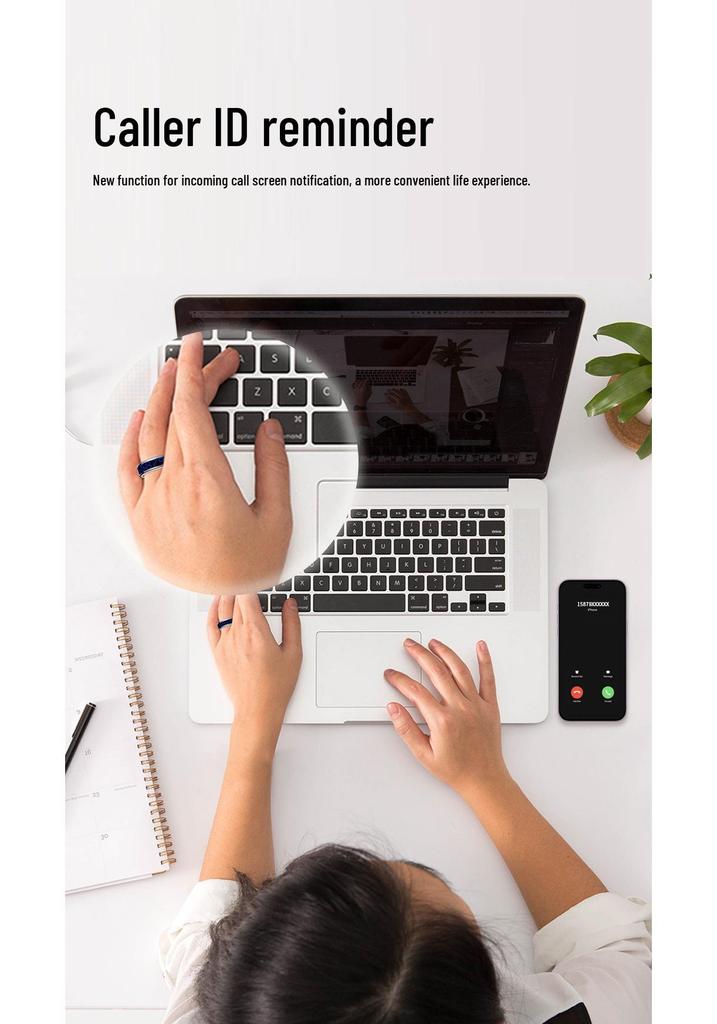 Multifunctional Bluetooth Smart Ring: Heart Rate, Blood Oxygen, Sleep Monitoring, Short Videos, Photos