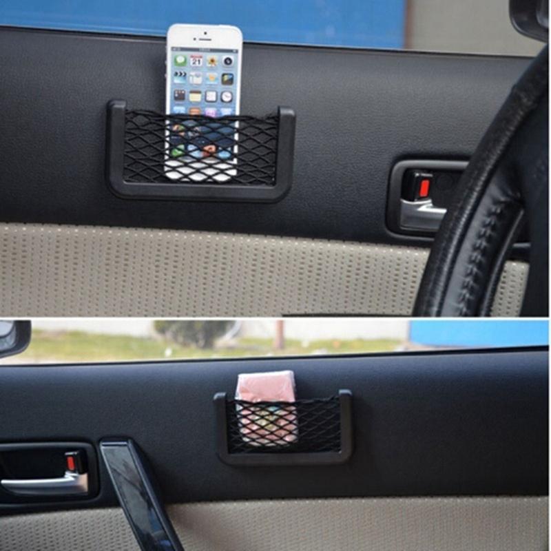 Car Net Bag Phone Holder Storage Pocket for Chevrolet Spark Cruze Orlando Aveo Onix Volt