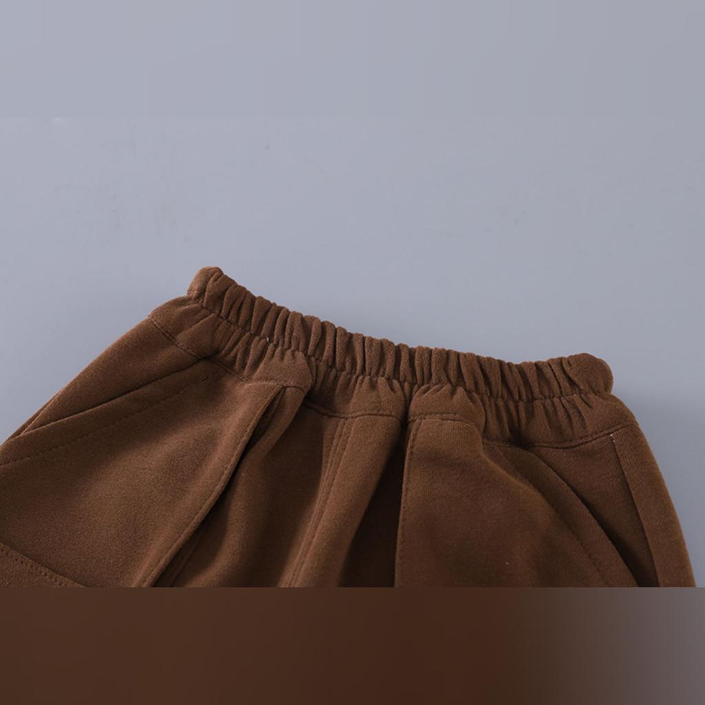 Kids Casual Long-Sleeve Set, Comfortable Daily Wear Outfits