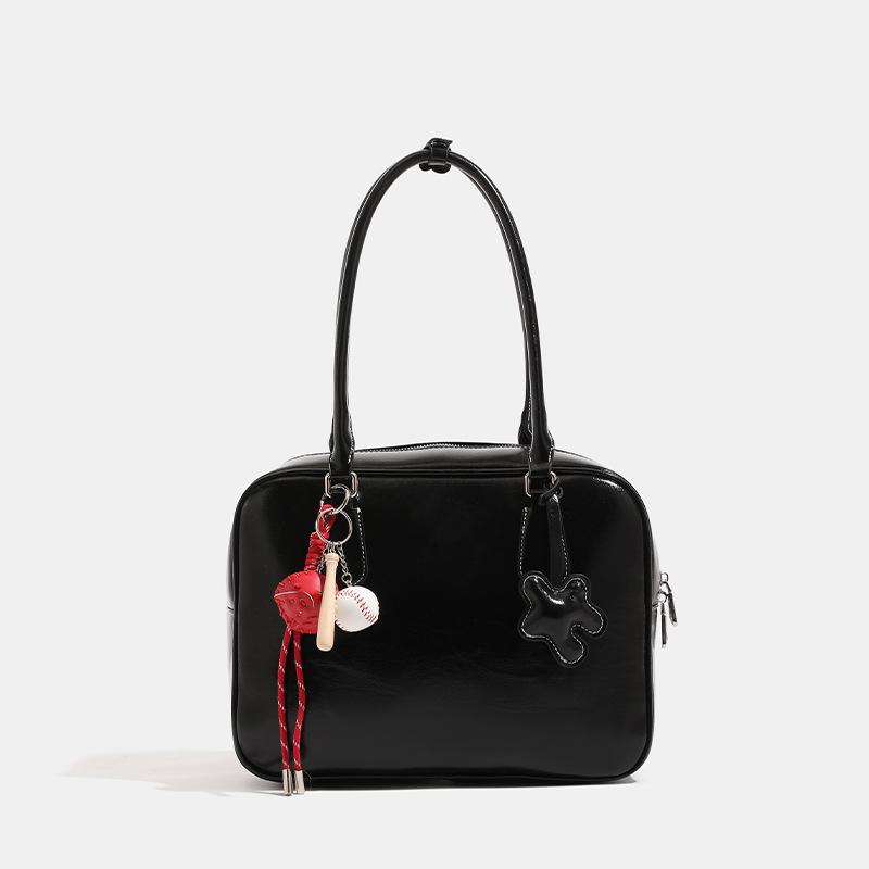 Retro Handbag for Women's Large Capacity New Style Trendy Autumn and Winter Korean Underarm Bag Versatile Large Capacity Commuting Bag