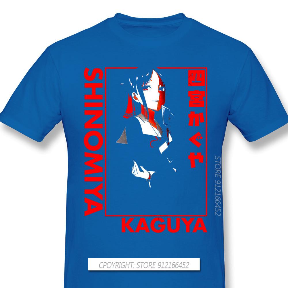 Kaguya Sama Love Is War Miyuki Kaguya Shinomiya Fujiwara Anime Tshirts For Unisex Cool Funny Oneck Cotton T Shirt