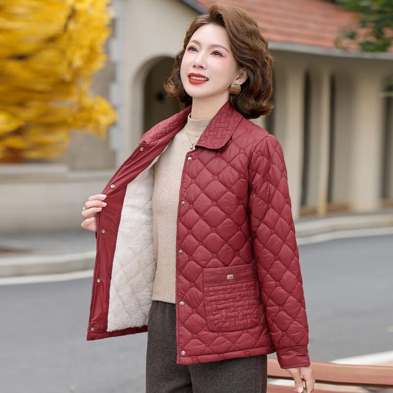 Yalu Mid-Aged Women's Thickened Cotton Jacket