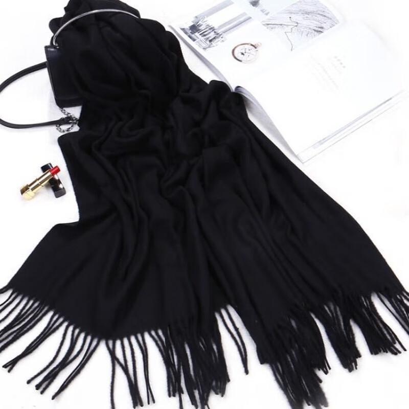 Qiaomeiren Women's Autumn/Winter Tassel Shawl Scarf