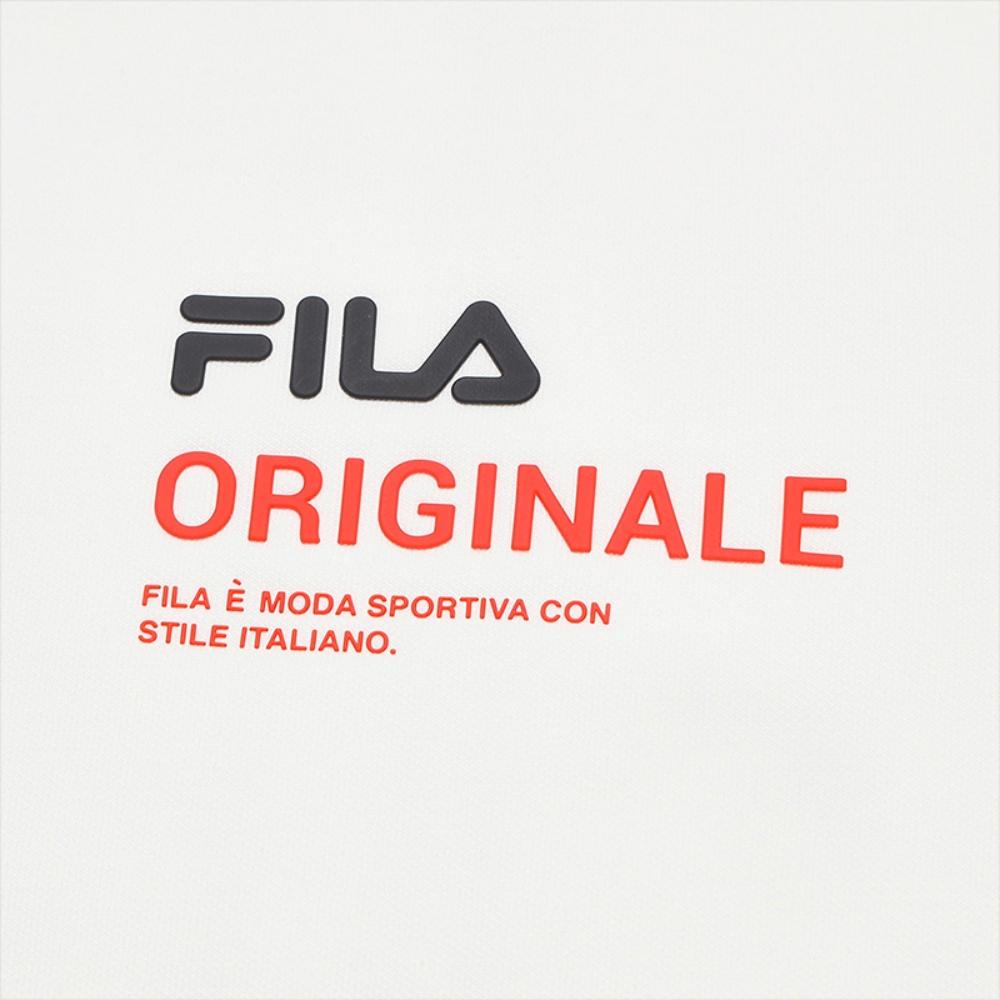 Fila Original Fleece Version Trendy Fashion Casual Versatile Warm Loose Pullover Sweatshirt Men Sweatshirt White F11M549214FWT