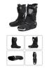 Nine-core Wolf Motorcycle Shock-Absorbing Anti-Fall Off-Road Long Boots for Kids, Wear-Resistant Track Riding Shoes for All Seasons.
