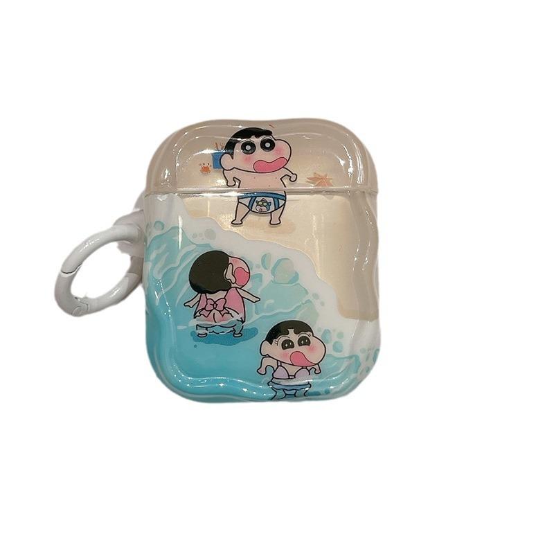 Beach Small New Application AirPods Pro1 Apple Bluetooth Wireless Headset Cover 1/1/1 Generation Cute Cartoon Man