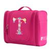 Travel Handbag Cosmetic Bags Make Up Case MakeUp Bag Wash Pouch Women Hook Up Organizer Pink Print Toiletry Accessory Storage