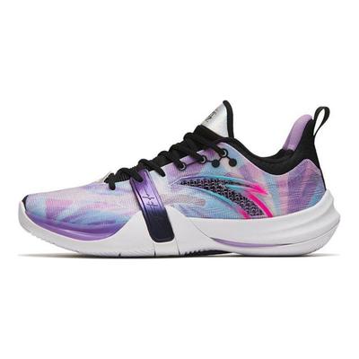 Light Crazy 4 Team Shock Absorption Non-Slip Wear-Resistant Low-Top Basketball Shoes Men Sneaker Purple Black 112321601-4