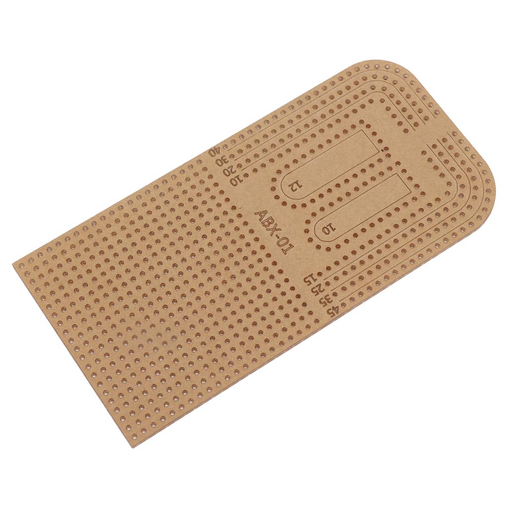 Molde de Acrílico DIY Régua de Corte Transparente Estêncil Ferramenta de Corte com Camada Protetora para Artesanato