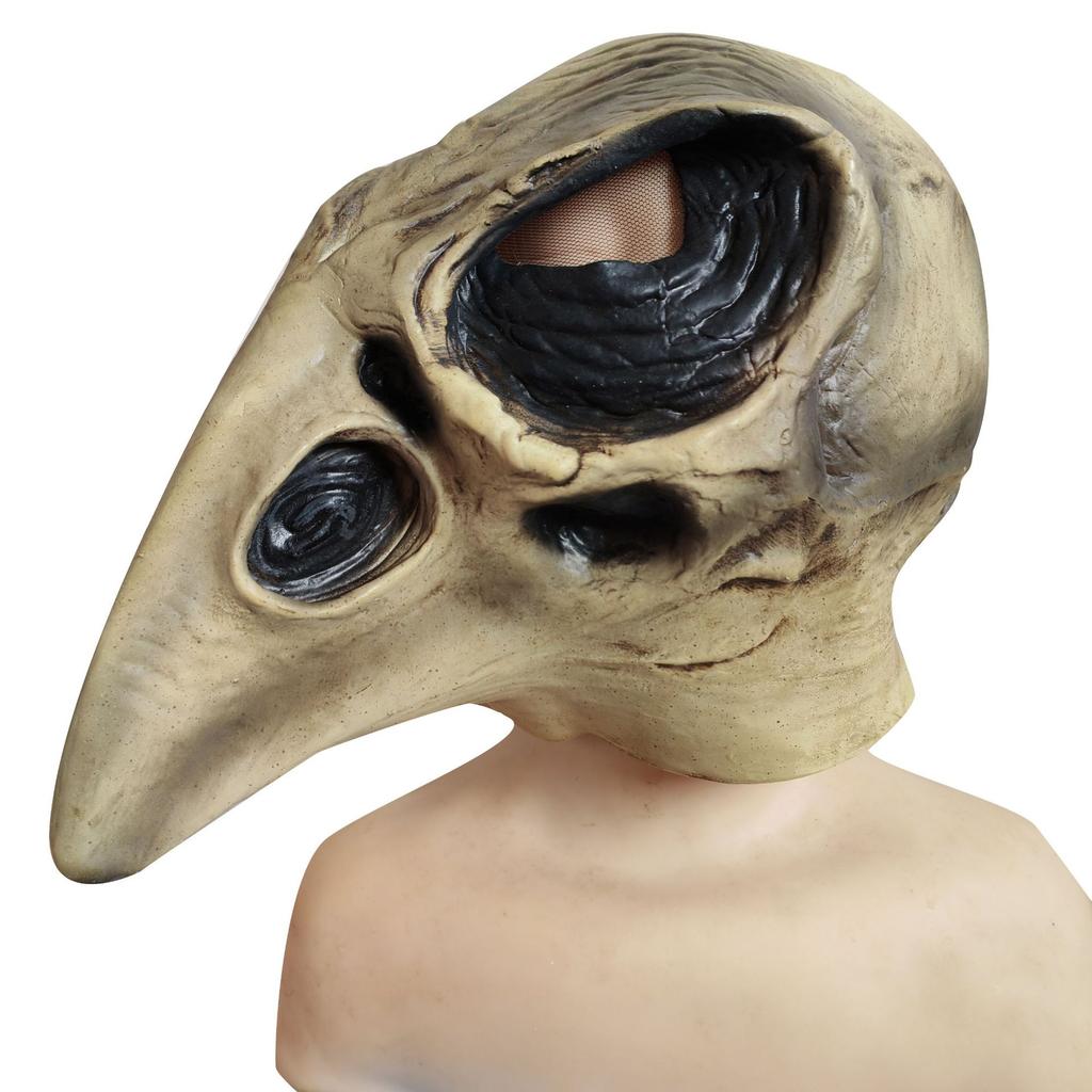 Halloween Skull Bird Mask Headgear with Crow Beak Moon Knight Marvel Movie Moon Knight Mask