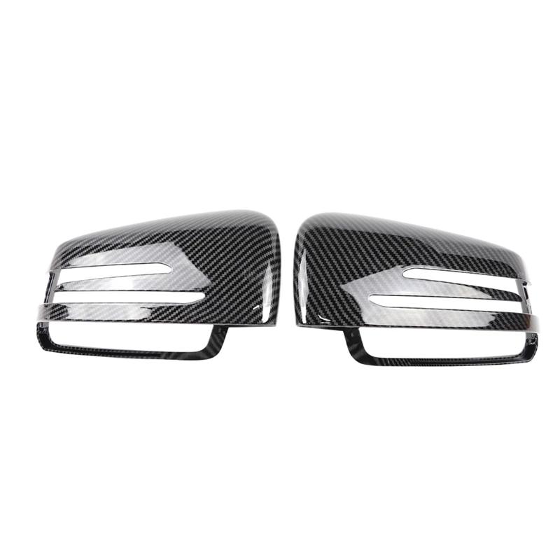 Kryty bočních zrcátek pro Mercedes Benz W176 W246 W212 W204 C117 X156 X204 W221 C218 ABCES CLA GLA Třída GLK černá Vyměnit