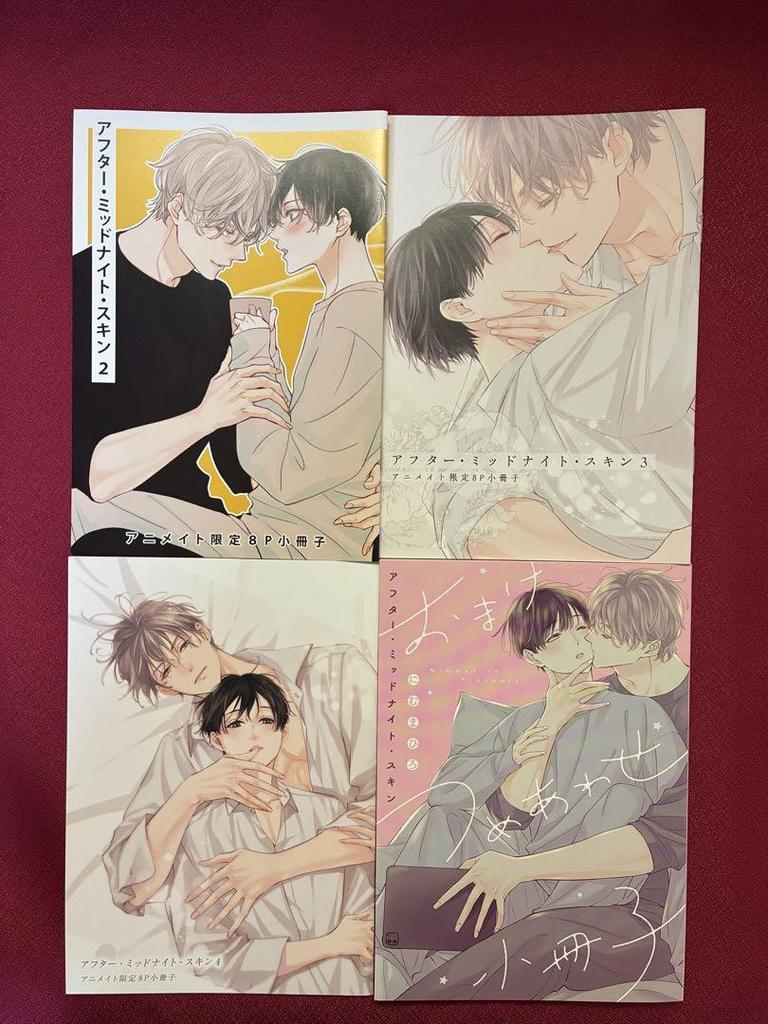 [USED] After Midnight Skin Volumes 1-4 by Nimuma Hiro with bonus booklet