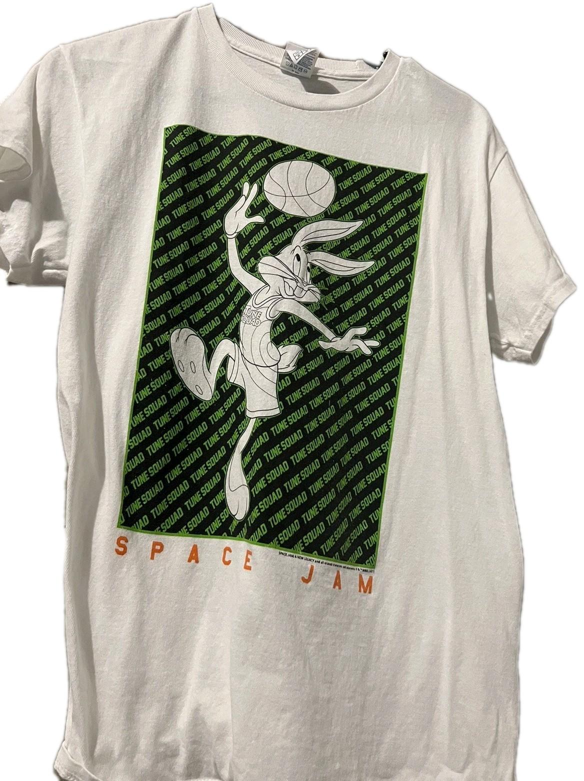 Space Jam A New Legacy Graphic T Shirt Bugs Bunny Tune Squad Unisex M Delta Tag Unisex T-Shirt XL