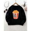 Unisex Round Neck Sweatshirt Fashion Print Top