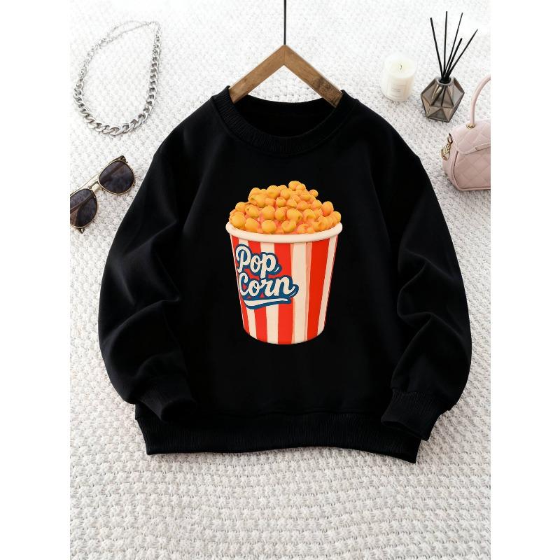 Unisex Round Neck Sweatshirt Fashion Print Top