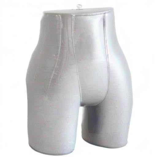 Marousam Display Mannequin, Child, Air Torso, Hips, Lower Body, Gray/Silver, Girl