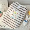 Flannel Thermal Vest Cats Dogs Winter Warm Fleece Jacket For Puppies Hairless Cats Small Breeds  Winter Cozy Pet Apparel