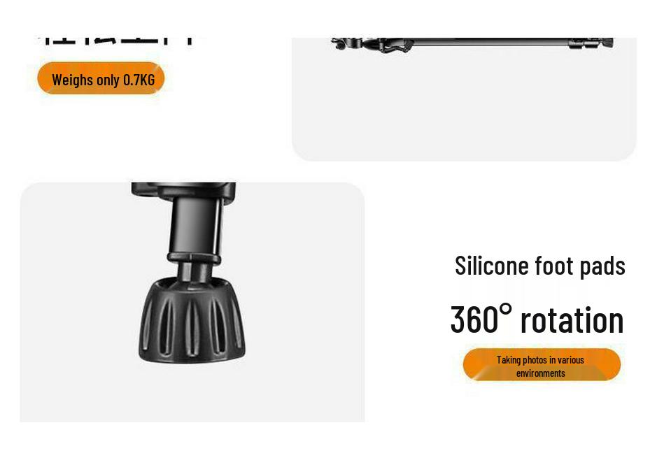 Universal DSLR/Mirrorless/Phone Tripod Stand for Stabilized Outdoor Photography & Video Recording