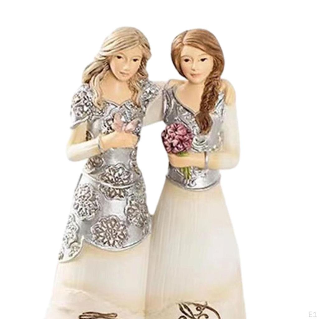 Sister Figurine Artistic Desktop Ornament for Sisterly Love Home Decor