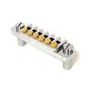 Guitar Bridges with Studs and Inserts Replacement 6 String Electric Guitar Bridge Vintage 6 Style Stopbar Tailpiece