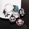 Kpop Demon Hunters Keychain With Zinc Alloy Cartoon Character For Gift And Collectors