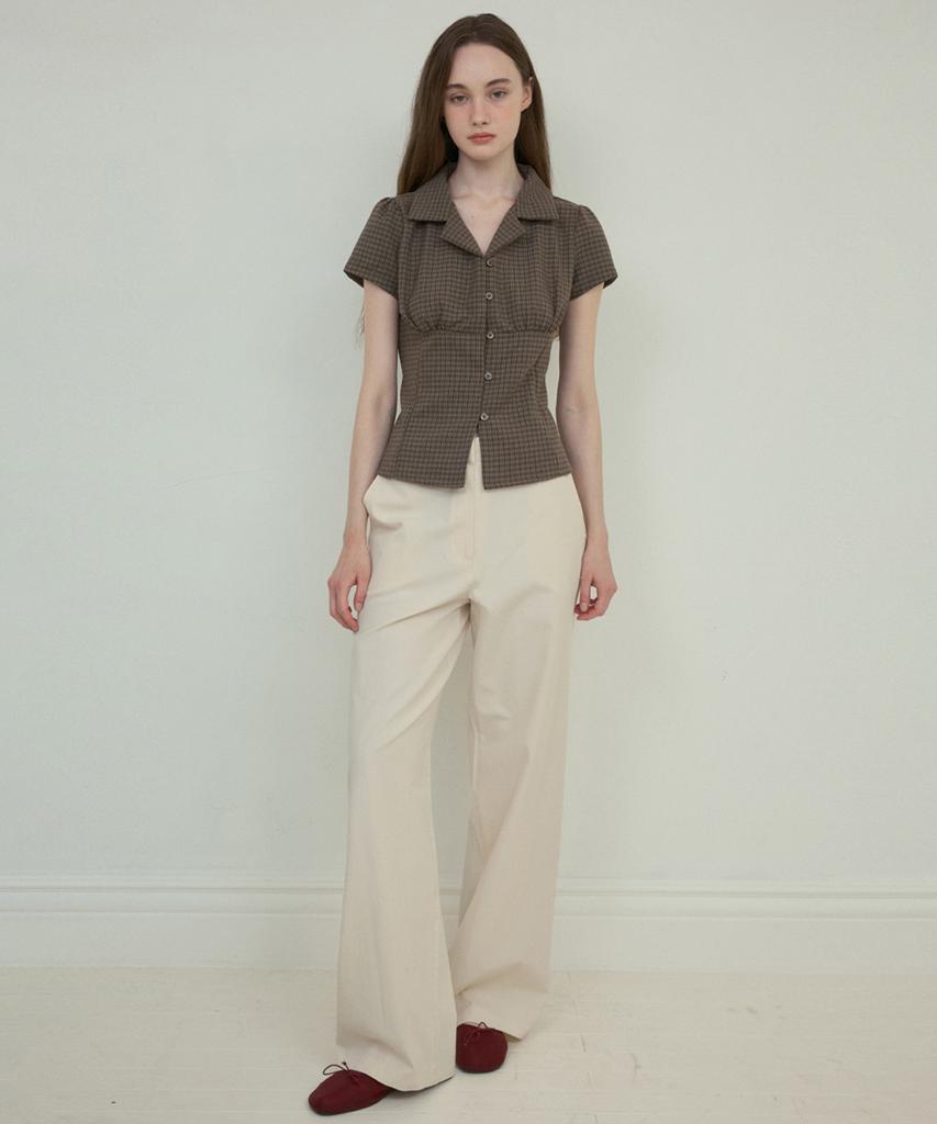 Aueonoseuteljia Mono Basic Straight Cotton Pants_Beige(O25-Pt02)