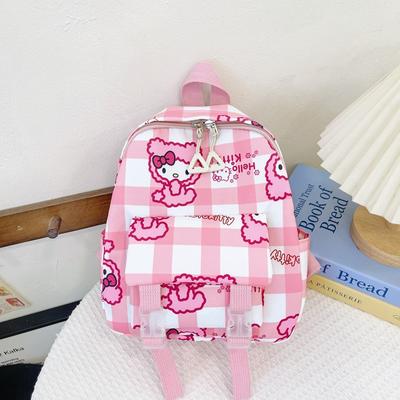 New Children Cute Students Kindergarten Schoolbag Little Girl Children Backpack Baby Light Travel Cartoon Small Double Back