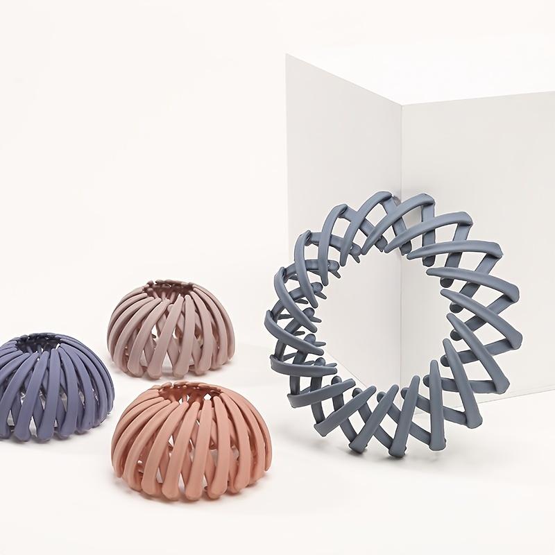 Matte Bird Nest Hair Claw Clips for Women Expanding Hair Accessories for Effortless Bun Making