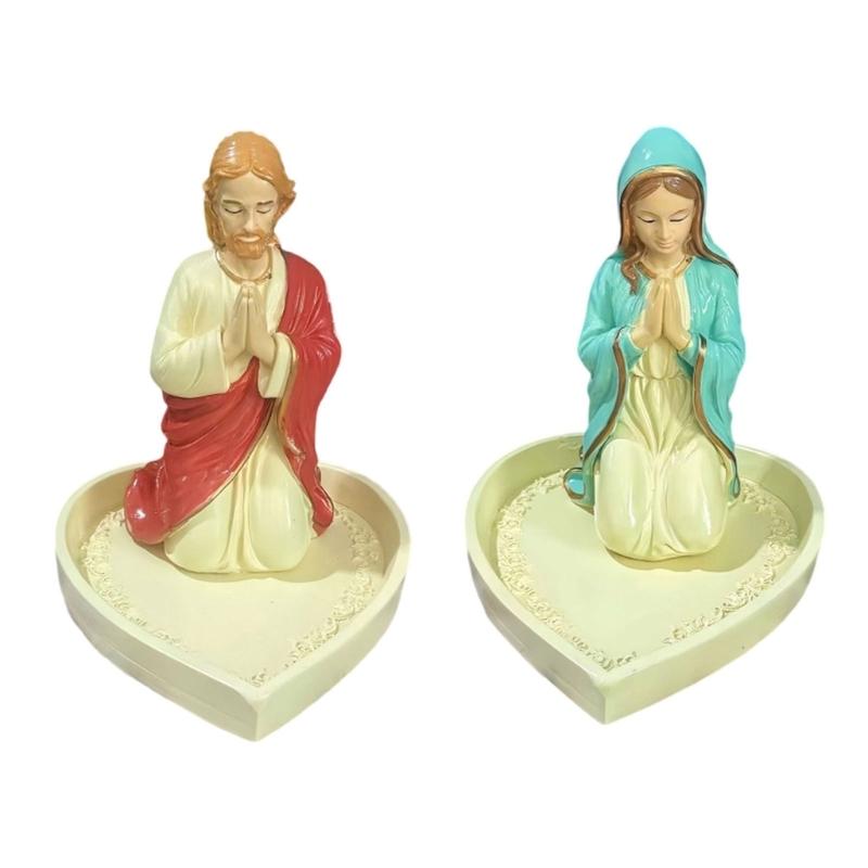 Religious Art   Resin Sculpture Jewelry Storage Holder For Bedroom  Statue  Decoration