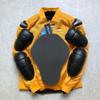 Set Giacca e Pantaloni in Rete da Moto da Uomo Traspirante Anti-Caduta Blu Street Sport Touring