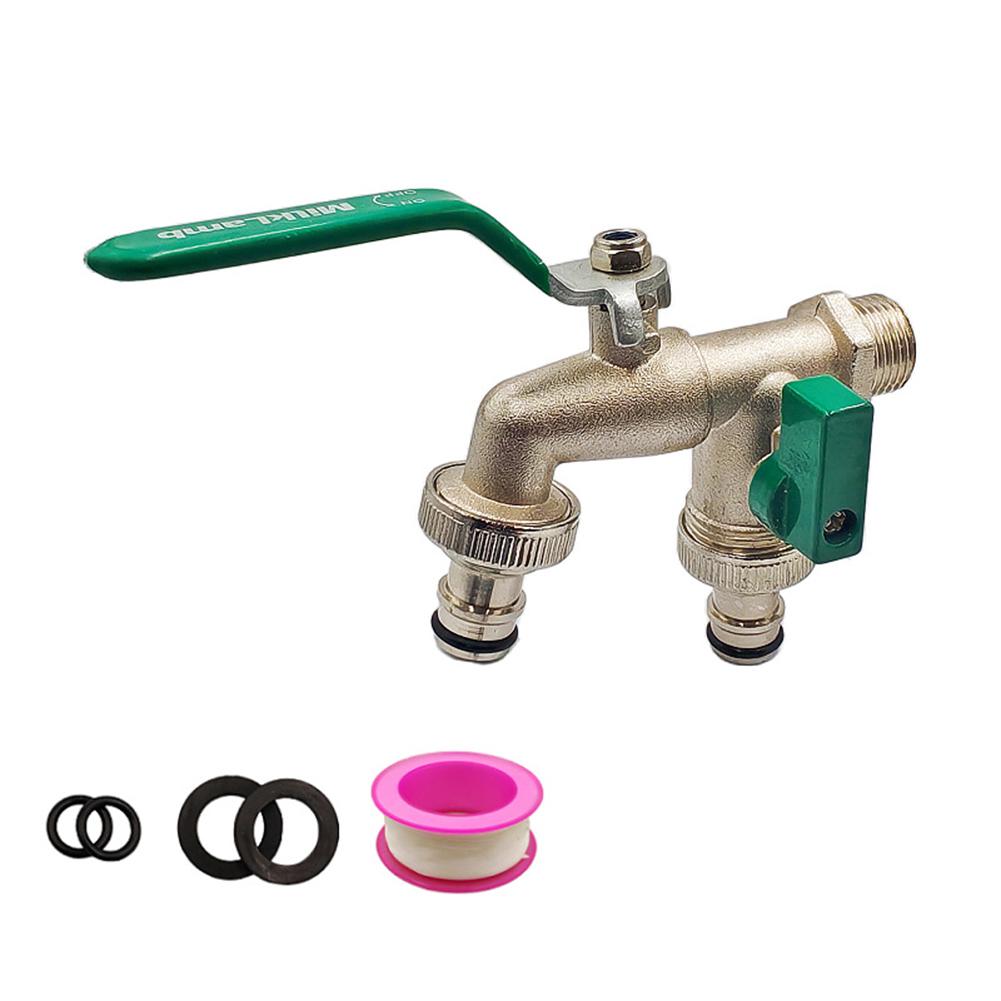 

Garden Irrigation Faucet Turn On/Off Lever Handle Watering Supply Taps Ball Valve Tank Water Tap Garden Watering Connector
