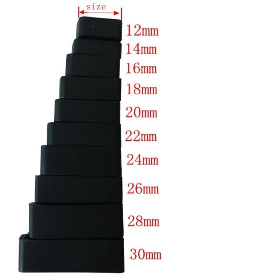 12-30mm Silicone Replacement Elastic Wrist Watch Strap Band Loop Ring Accessory