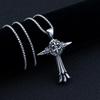 Necklace Silver Chain Cross Troop 317