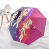 1 ks K-POP lovec X- Automatický deštník s otevíráním/zavíráním a praktickým třífold designem, 8 železných žeber - pro venkovní denní použití, cestování A40
