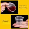 Disposable Plastic Sauce Containers with Integrated Lids