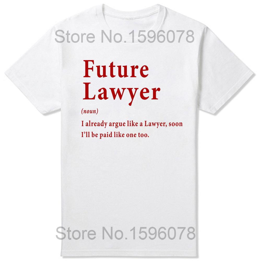 New Law School Student Future Lawyer Gifts Tee Tops Round Neck Short-Sleeve Fashion Tshirt Clothing Casual Basic T-shirts