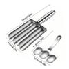 Stainless Steel Meatball Maker Tool Manual Triple Meatball Maker Meatball Making Set Home Kitchen Cooking Tool