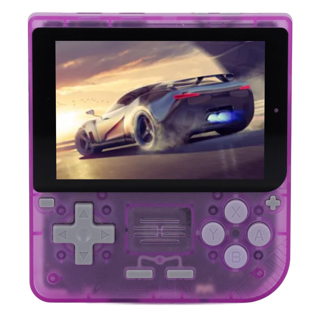Przenośna konsola do gier Przezroczysty fiolet 320x480 3,5-calowy ekran IPS Podwójny joystick 3000MAH Przenośna