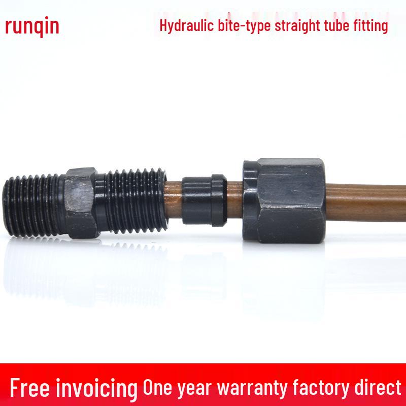 Carbon Steel Hydraulic Ferrule for Copper Tube Fitting – Straight Sizes: 2/3/4/6 Points & 10-22MM