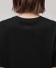 MUSINSA STANDARD WOMAN Women'S Relaxed Fit Crew Neck Crop T-Shirt [Black]